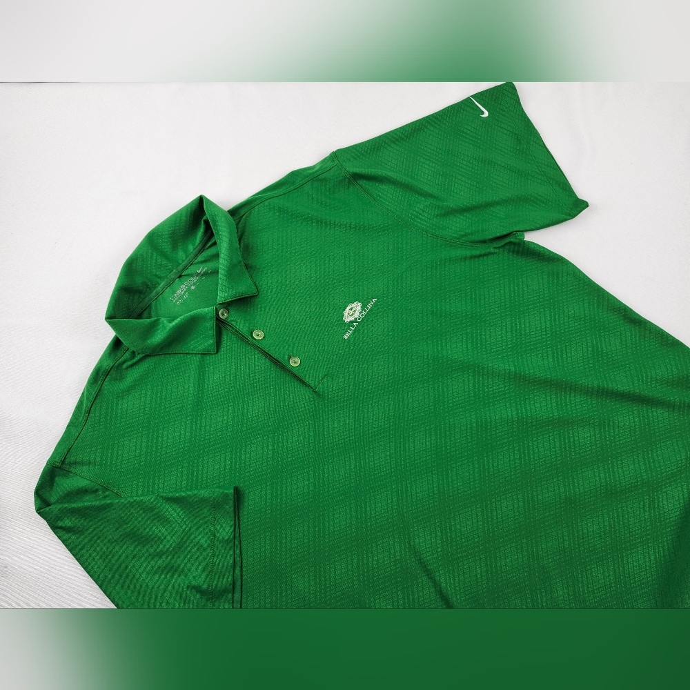 Nike Golf Dri-Fit XL Green Polo Bella Collina (Sir Nick Faldo) Club Florida